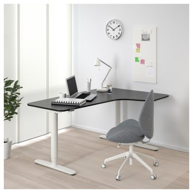 IKEA Стіл кутовий з регулюванням висоти BEKANT (ИКЕА БЕКАНТ) 89282336 фото - 10