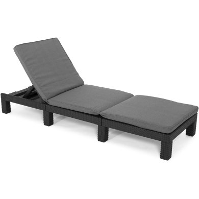 Складаний шезлонг Keter DAYTONA DELUXE Графіт 252223 фото - 6
