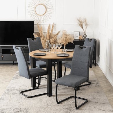 Обідній стілець Mebel Elit LOPEZ Темно-сірий ME.LOPEZ/CP/CZ/T/K фото - 5