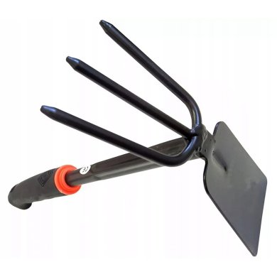 Двостороння сапка-розпушувач Garden Line 29x6,4x18 см Чорний NAR3372 фото - 2