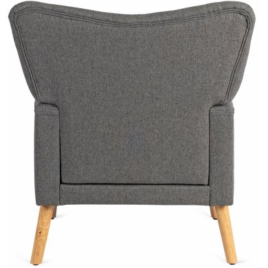 Кресло мягкое Mebel Elit BUNNY Темно-серый ME.BUNNY/CP/DK/T/FW фото - 6