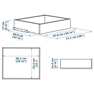 IKEA Выдвижной ящик KOMPLEMENT (ИКЕА КОМПЛИМЕНТ) 10246332 фото - 2