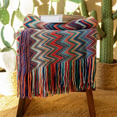 Плед Homla MEBA 130x170 см Різнокольоровий 218857 фото - 4