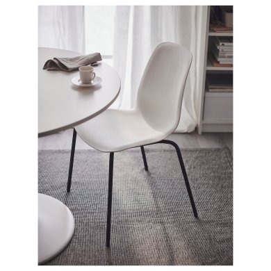 IKEA Обідній стілець LIDAS Білий (ИКЕА ЛИДАС) 69481394 фото - 7