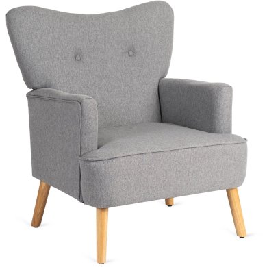 Кресло мягкое Mebel Elit BUNNY Светло-серый ME.BUNNY/JP/DK/T/FW фото - 2