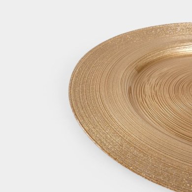 Сервировочное блюдо Homla BLITS 32х2 см Золотой 237099 фото - 3