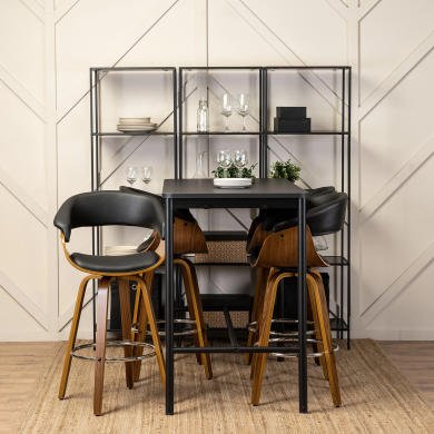 Барный стул Mebel Elit JERSEY Черный ME.JERSEY/CZ/O/DG/E/H фото - 6