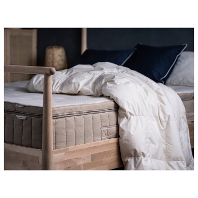IKEA Ковдра літня FJALLARNIKA 200х200 см Білий (ИКЕА ФЬАЛЛАРНИКА) 00457462 фото - 4