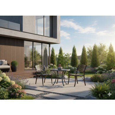 Садовый стол Garden Line MONDRICH Коричневый ATO4065 фото - 5