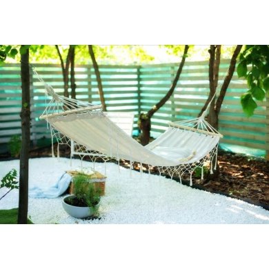 Гамак Garden Line BOHO 200x100 см Бежевий HAM3286 фото - 6