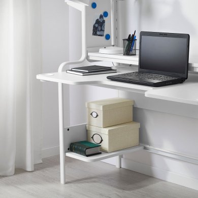 IKEA Комп'ютерний стіл FREDDE Білий (ИКЕА ФРЕДДЕ) 10451068 фото - 4