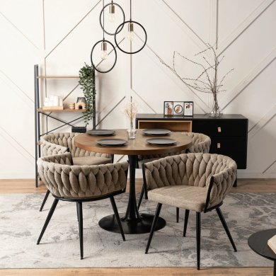 Обеденный стул Mebel Elit EMPOLI Бежевый - 6 Обеденный стул Mebel Elit EMPOLI Бежевый ME.EMPOLI/BZ/T/K фото - 6