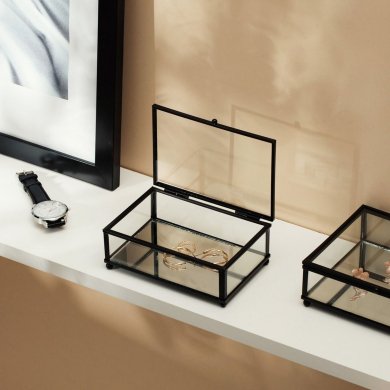 Скринька для прикрас Homla GLASSINE 10x15x5,5 см Прозорий 239186 фото - 6