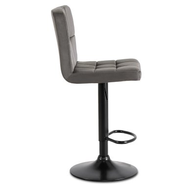 Барный стул Mebel Elit NERO Welur Серый ME.NERO/P/CZ/V/H фото - 4