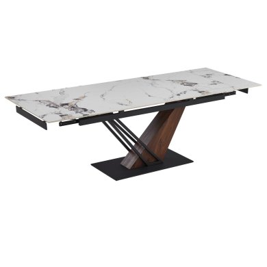 Розкладний обідній стіл Mebel Elit REX BIG Білий - 2 Розкладний обідній стіл Mebel Elit REX BIG Білий ME.REX/B/O/CER/S180-240 фото - 2