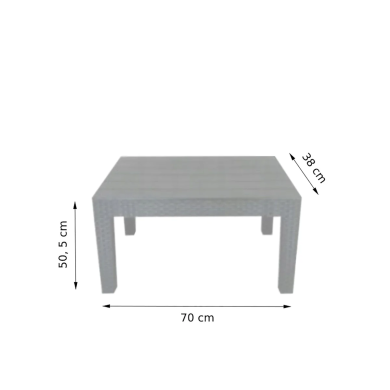 Комплект садових меблів Garden Line BERNY Чорний ZUM0852 фото - 3