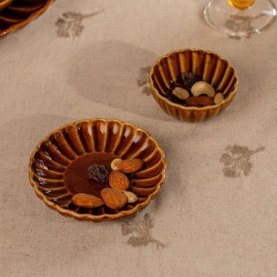 Блюдце Homla MELIDA 10 см Янтарный 241350 фото - 5