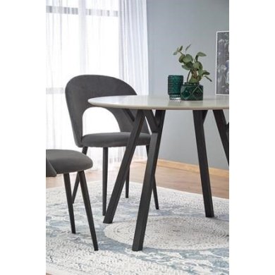 Обідній стіл Halmar BALROG Сірий - 6 Обідній стіл Halmar BALROG Сірий V-CH-BALROG_OKRAGLY-ST фото - 6