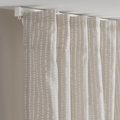 IKEA Шторы MASTERROT 145х300 см 2 шт Бежевый (ИКЕА МАСТЕРРОТ) 00602567 фото - 3