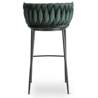Барний стілець Mebel Elit FLORES Welur Зелений ME.FLORES/Z/CZ/V/H фото - 5
