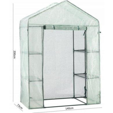Парник теплиця Garden Line 140x73x200 см Зелений TUN5477 фото - 8