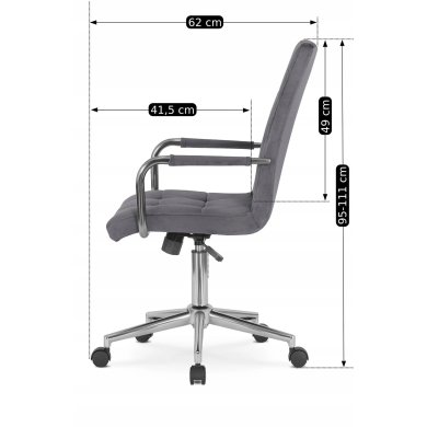 Офісне крісло Mebel Elit BOSTON Сірий - 14 Офісне крісло Mebel Elit BOSTON Сірий ME.BOSTON/P/CH/V/FO фото - 14