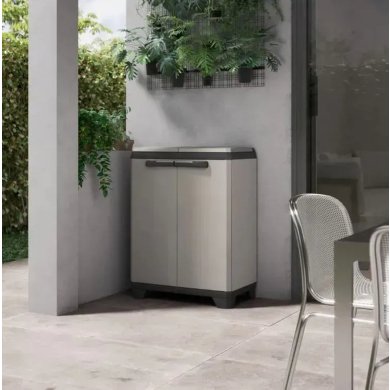 Бокс для сортировки мусора Keter/Kis CABINET PLANET 220 л Темно-серый 246640 фото - 6