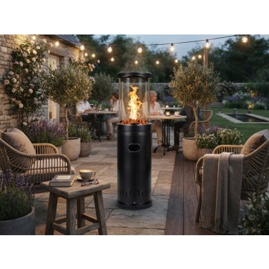 Уличный газовый обогреватель Garden Line 139 см 9000 Вт Черный GAZ5947 фото - 6