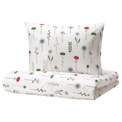 IKEA Комплект постільної білизни NATTSLANDA 150x200 см Принт (ИКЕА НАТТСЛАНДА) 20508012
