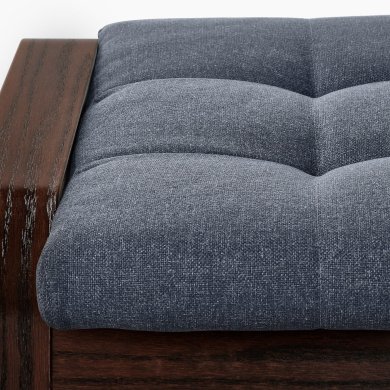 IKEA Кресло-качалка с подставкой POANG Синий (ИКЕА ПОАНГ) 09502158 фото - 5