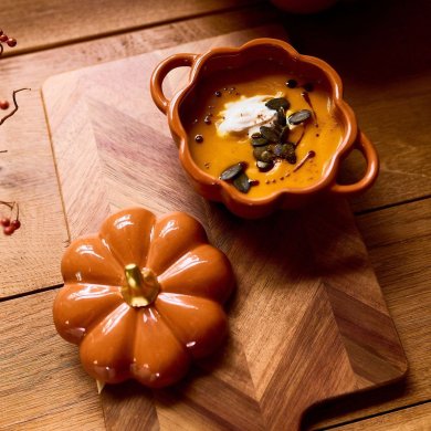 Сервировочная миска с крышкой Homla PUMPKIE 400 мл Оранжевый 230761 фото - 7