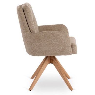 Обеденный стул поворотный Mebel Elit BIANCO Коричневый ME.BIANCO/BR/T/K фото - 3