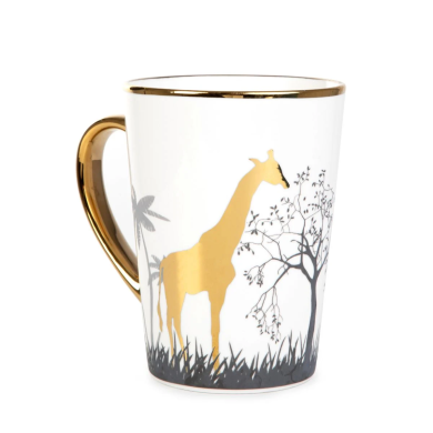 Кружка Homla NOLLA 500 мл | Белый / Золотой - 2 Кружка Homla NOLLA 500 мл | Белый / Золотой 218956 фото - 2