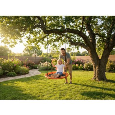 Садова гойдалка Garden Line HAM3309 100 см Помаранчевий HAM3309 фото - 3