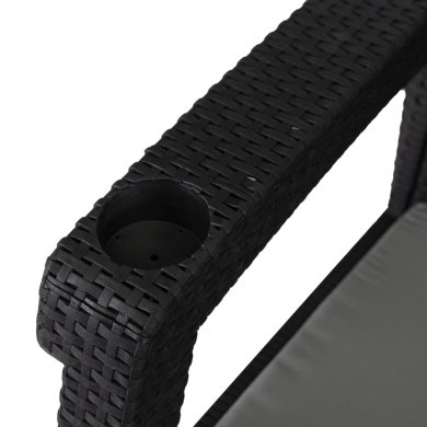 Садовый диван Mebel Elit FLINT Черный - 6 Садовый диван Mebel Elit FLINT Черный ME.FLINT/CZ/RT/OGR/SOF фото - 6