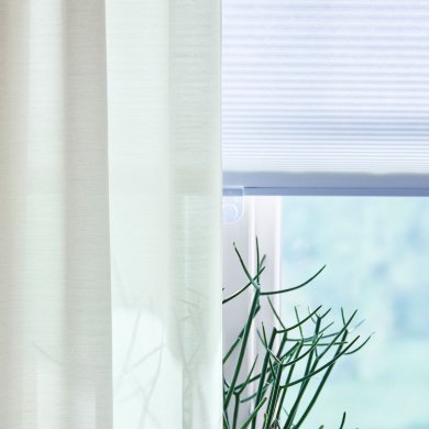 IKEA Штори HILJA 145x300 см 2 шт Білий (ИКЕА HILJA) 40430814 фото - 5