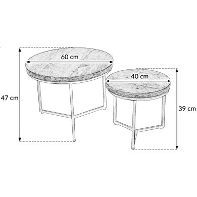 Комплект журнальних столів Kontrast SK113D Дерево - 6 Комплект журнальних столів Kontrast SK113D Дерево 6.06.14676 фото - 6