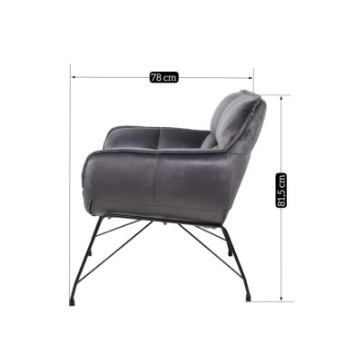 Кресло мягкое Mebel Elit DURO Серый ME.DURO/P/V/FW фото - 5