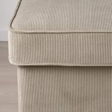 IKEA Крісло м'яке з пуфом STRANDMON Бежевий (ИКЕА СТРАНДМОН) 79483905 фото - 7