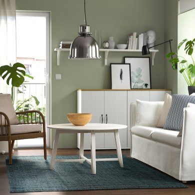 IKEA Ковер LANDBANA 160х230 см Темно-синий (ИКЕА ЛАНДБАНА) 50560579 фото - 5