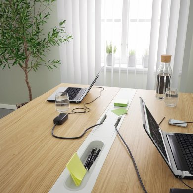 IKEA Письменный стол MITTZON Дуб (ИКЕА МИЦОН) 79533420 фото - 4