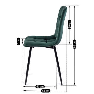 Обеденный комплект мебели Mebel Elit HARRY PERU | Дуб ривьера / Черный / Зеленый - 14 Обеденный комплект мебели Mebel Elit HARRY PERU | Дуб ривьера / Черный / Зеленый HARRY/DR/CZ/S/PERU/Z/V/Z4/K фото - 14