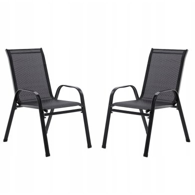 Комплект садових стільців Garden Line TIH1625 2 шт Чорний TIH1625 фото - 2