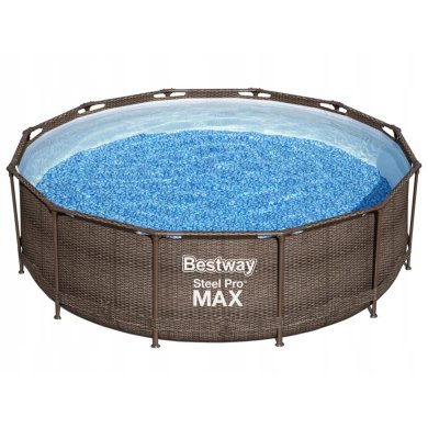 Каркасний бассейн Bestway 56709 STEEL PRO MAX 366x100 см Коричневый BES56709 фото - 2