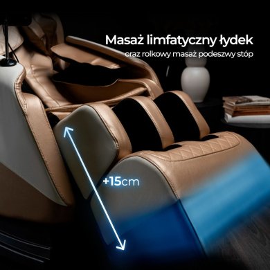 Крісло масажне Mebel Elit RX ULTRA PRO MAX Бежевий ME.RXULTRAPROMAX/BZ/E/FW фото - 29