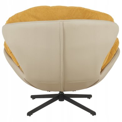 Крісло м'яке поворотне Kontrast MILO 3D Гірчичний 5.01.84809 фото - 3