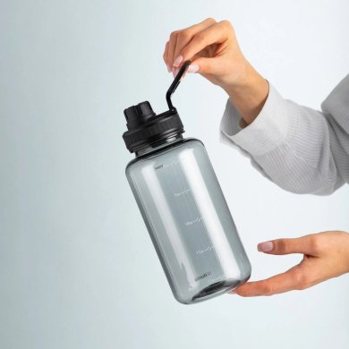 Бутылка для воды Homla LUNARE 950 мл Графит - 3 Бутылка для воды Homla LUNARE 950 мл Графит 229138 фото - 3