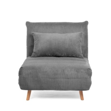 Крісло м'яке розкладне Homla SOLACE Velvet Сірий 222999 фото - 2