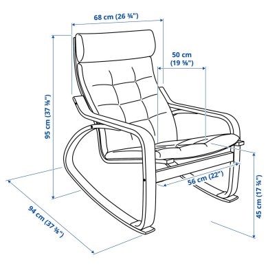 IKEA POANG (ИКЕА ПОАНГ) 29625846 фото - 2