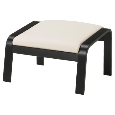 IKEA Кресло-качалка с подставкой POANG Бежевый (ИКЕА ПОАНГ) 39551072 фото - 5
